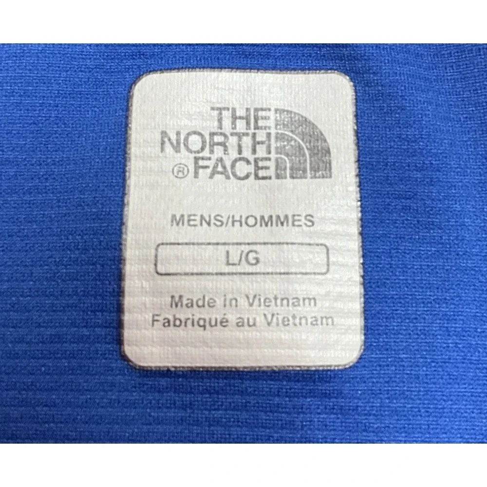 The‎ North Face Men's Blue Long Sleeve Full Zip Up Sweater Size L